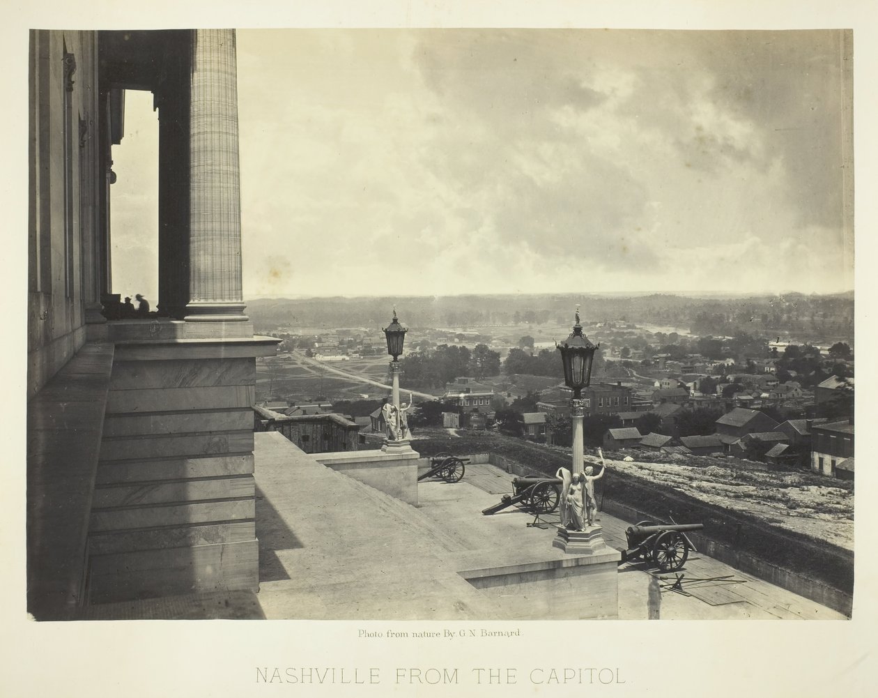 Nashville z Kapitolu, 1864. autorstwa George N. Barnard