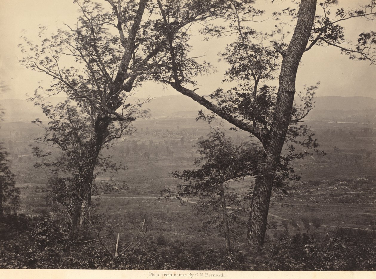 Orchard Knob z Mission Ridge, 1864-1866 (zdjęcie) autorstwa George N. Barnard