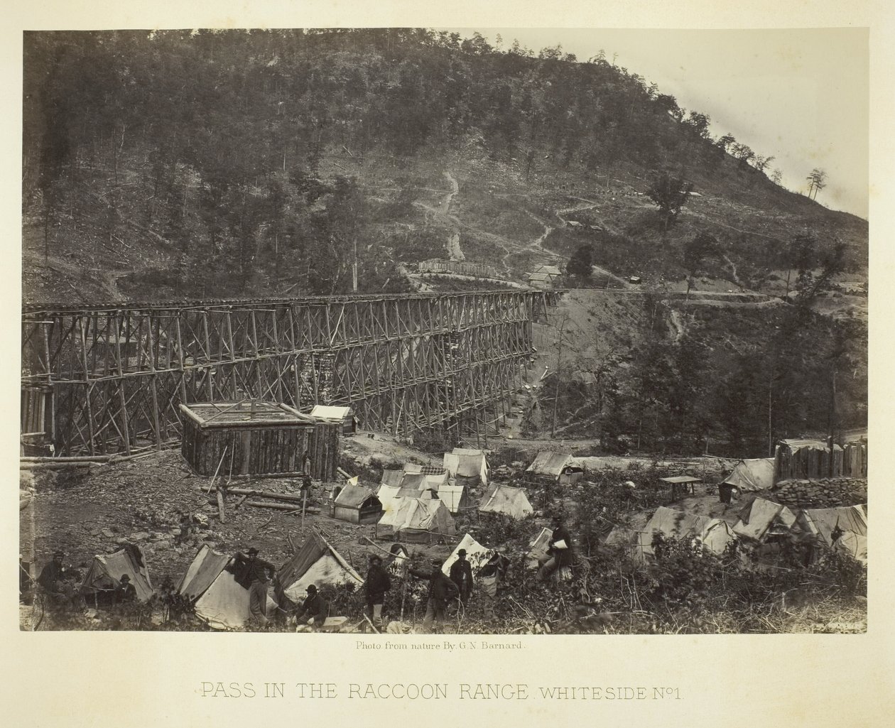 Przełęcz w Pasmie Szopów, Whiteside nr 1 autorstwa George N. Barnard