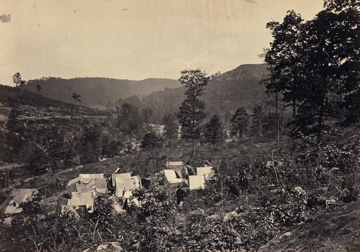 Przełęcz w Pasmie Szopów, Whiteside nr 2 autorstwa George N. Barnard