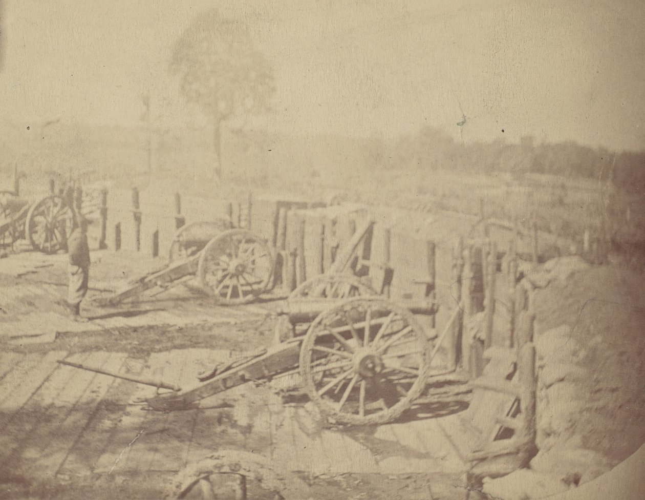 Rebel Works przed Atlantą, Georgia, nr 2, 1864. autorstwa George N. Barnard