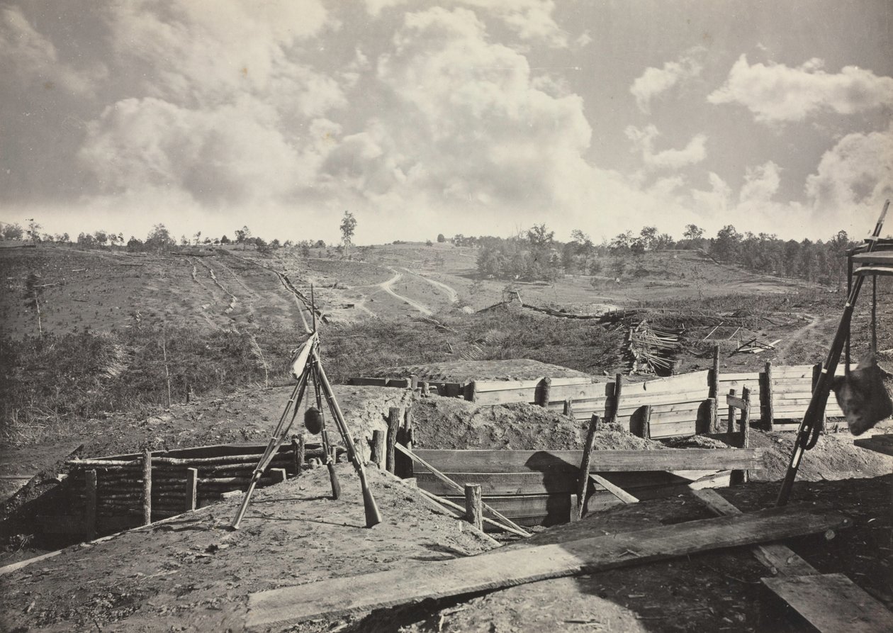Rebel Works przed Atlantą w stanie Georgia, nr 5, 1865-1866. autorstwa George N. Barnard
