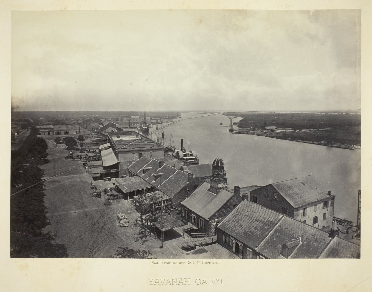 Savannah, GA, nr 1 autorstwa George N. Barnard