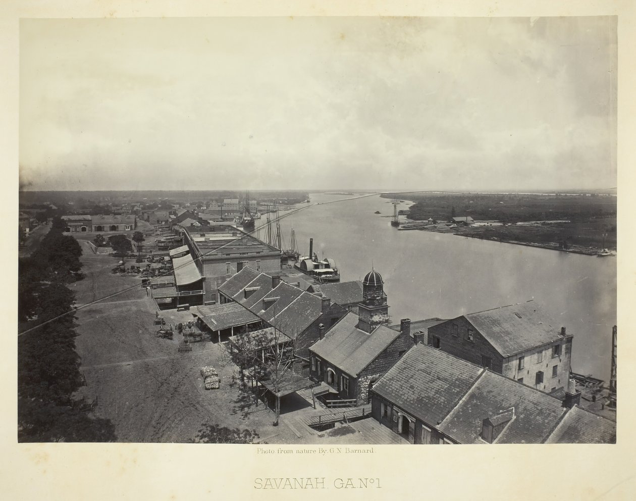 Savannah, GA, nr 1, 1866. autorstwa George N. Barnard