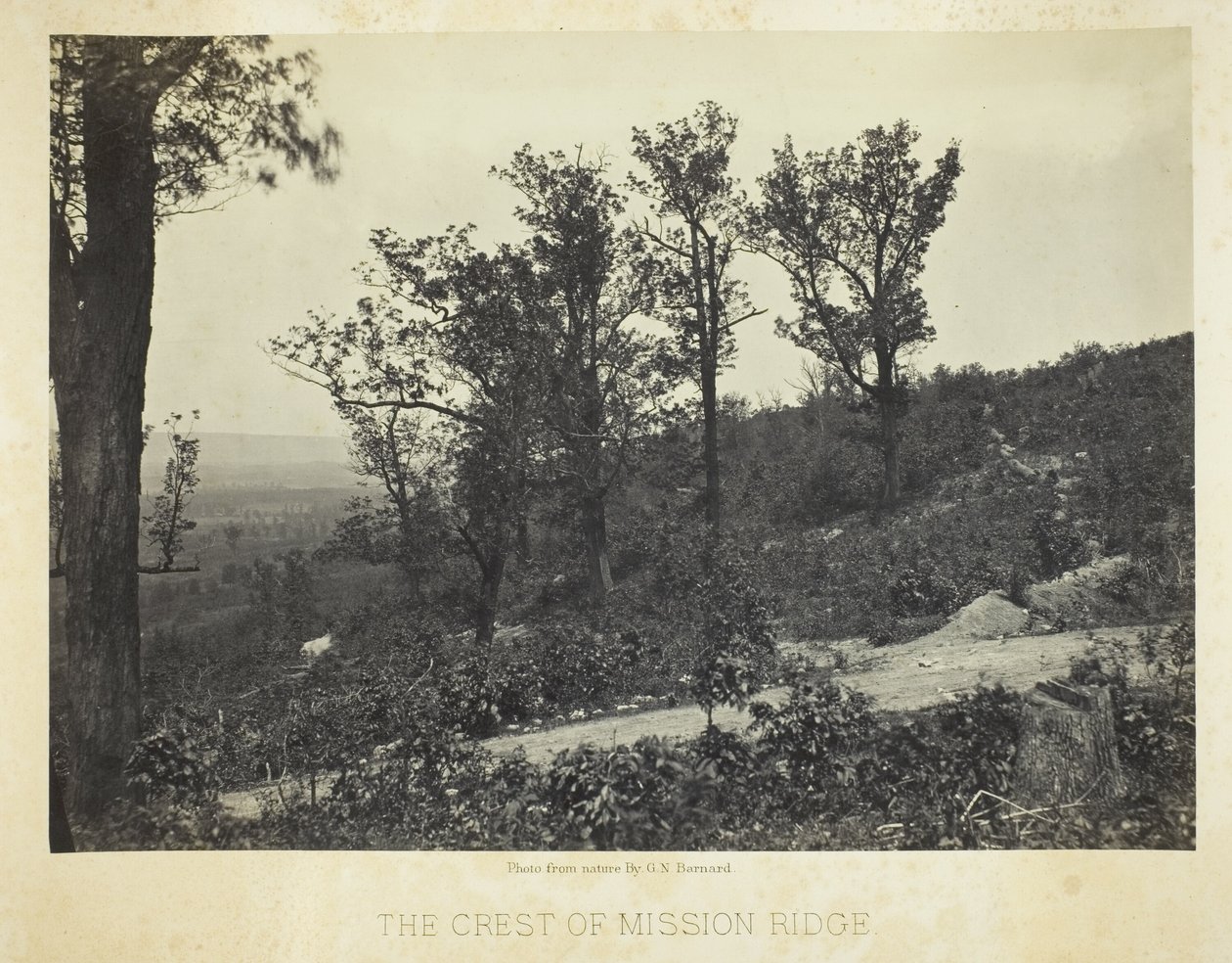 The Crest of Mission Ridge autorstwa George N. Barnard