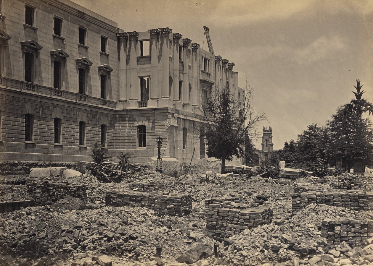 Nowy Kapitol, Columbia, Karolina Południowa autorstwa George N. Barnard