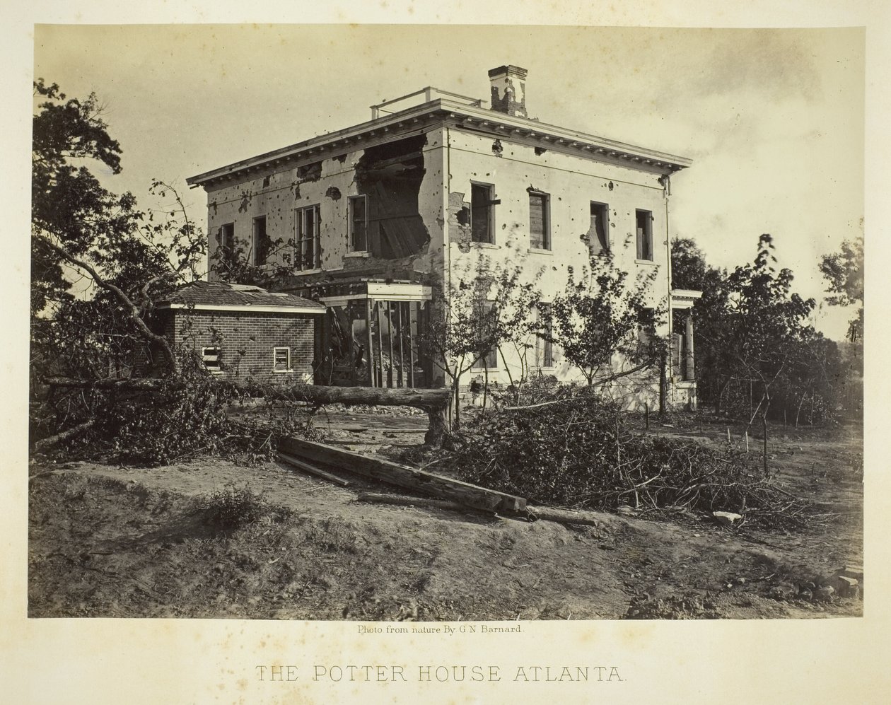 The Potter House Atlanta autorstwa George N. Barnard