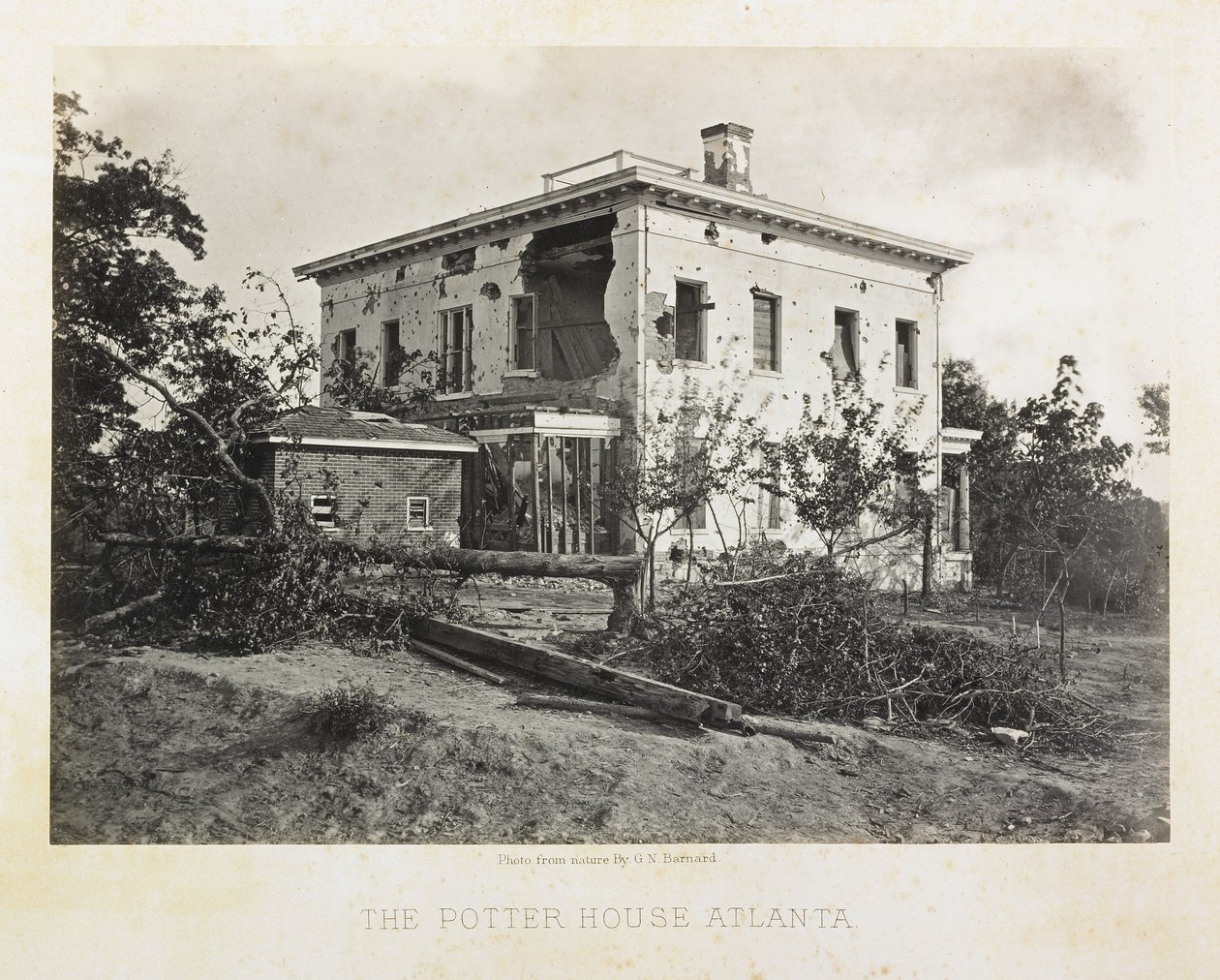 Dom Pottera, Atlanta autorstwa George N. Barnard