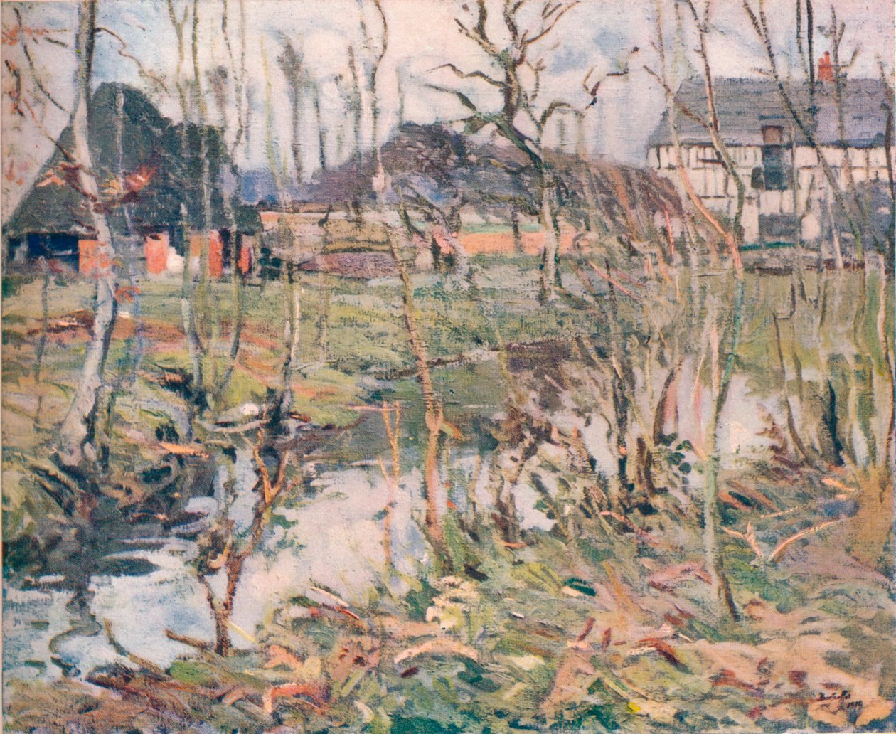 Farma Normandii, ok. 1911 autorstwa George Oberteuffer