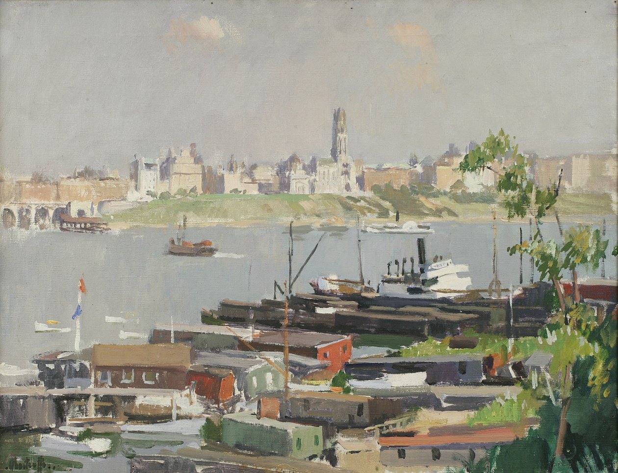 Górny Manhattan autorstwa George Oberteuffer