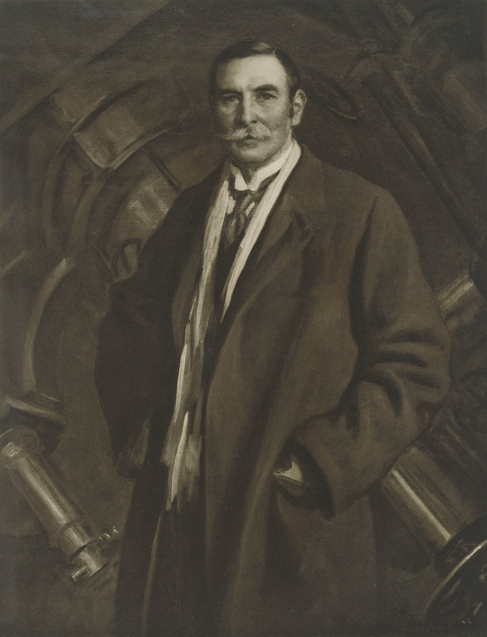 Sir William Henry Mahoney Christie, ok. 1911 r. (druk) autorstwa George Percy (after) Jacomb Hood