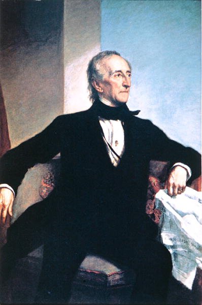 John Tyler (1790-1862) (kolor lito) autorstwa George Peter Alexander (after) Healy