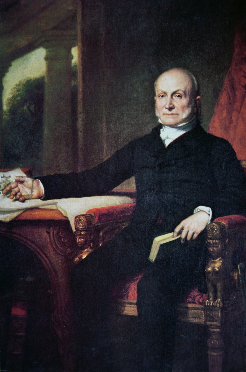John Quincy Adams (1767-1848) (kolor lito) autorstwa George Peter Alexander Healy