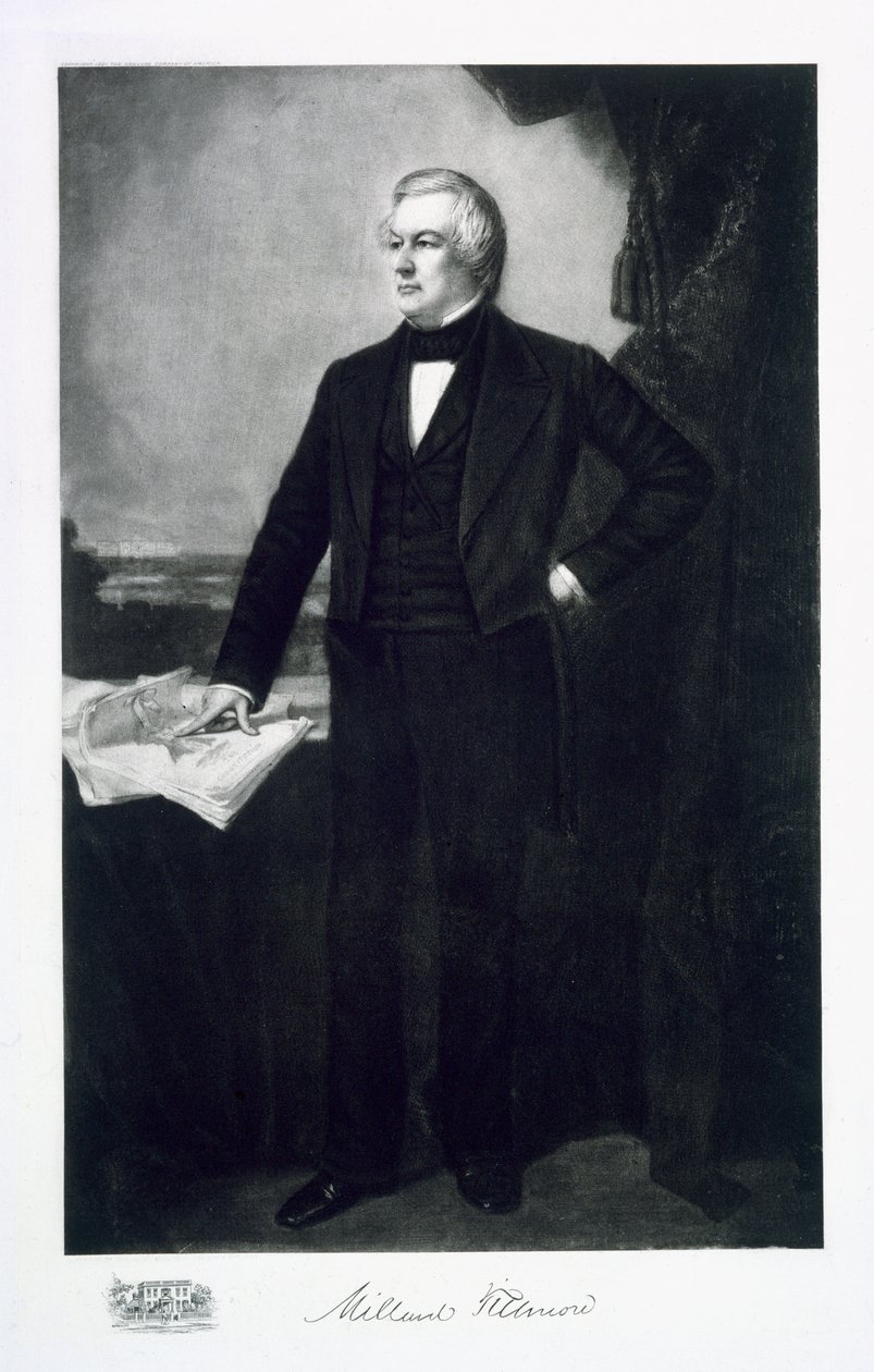 Millard Fillmore, 13. Prezydent Stanów Zjednoczonych Ameryki, wyd. 1901 (fotograwiura) autorstwa George Peter Alexander Healy