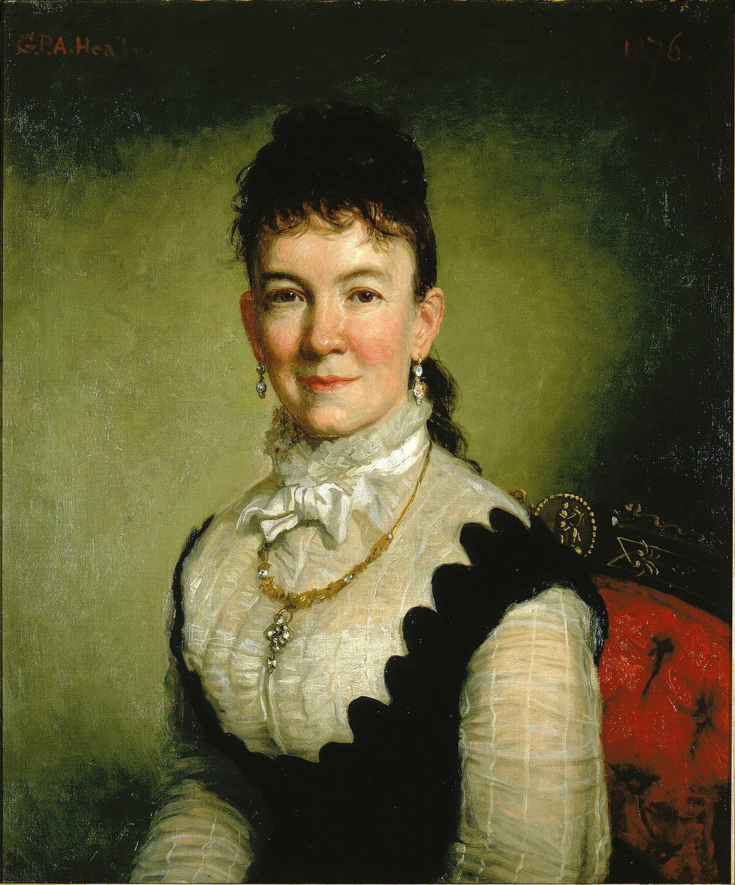 Pani Albert J. Myer (Catherine Walden) autorstwa George Peter Alexander Healy
