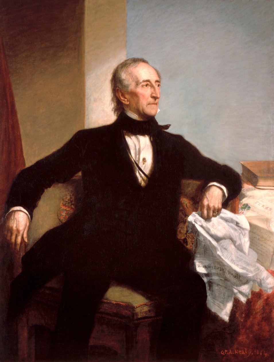 Oficjalny portret prezydenta Johna Tylera autorstwa George