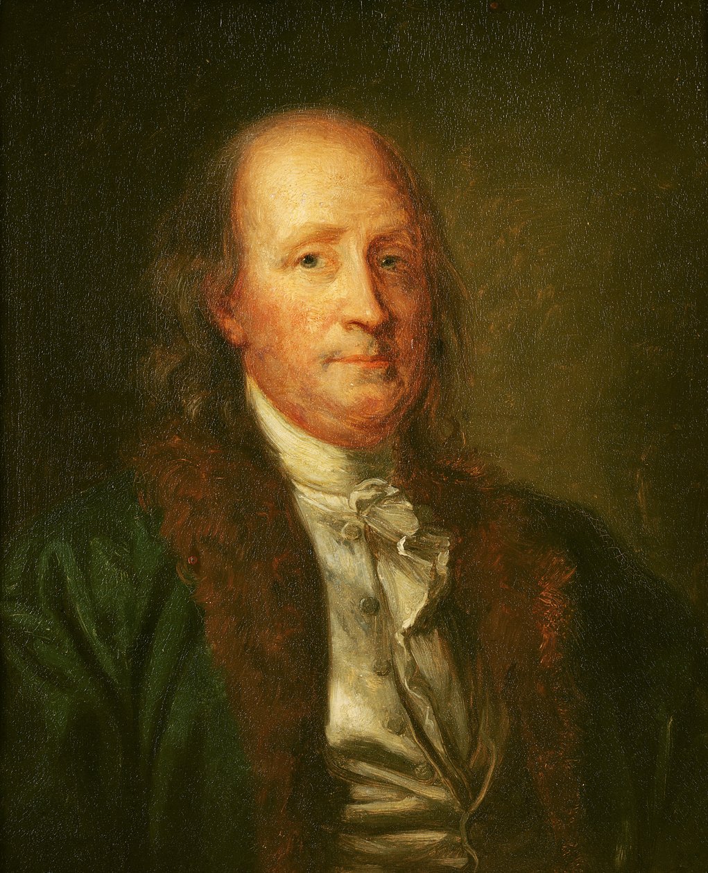 Portret Benjamina Franklina (1706-90) autorstwa George Peter Alexander Healy