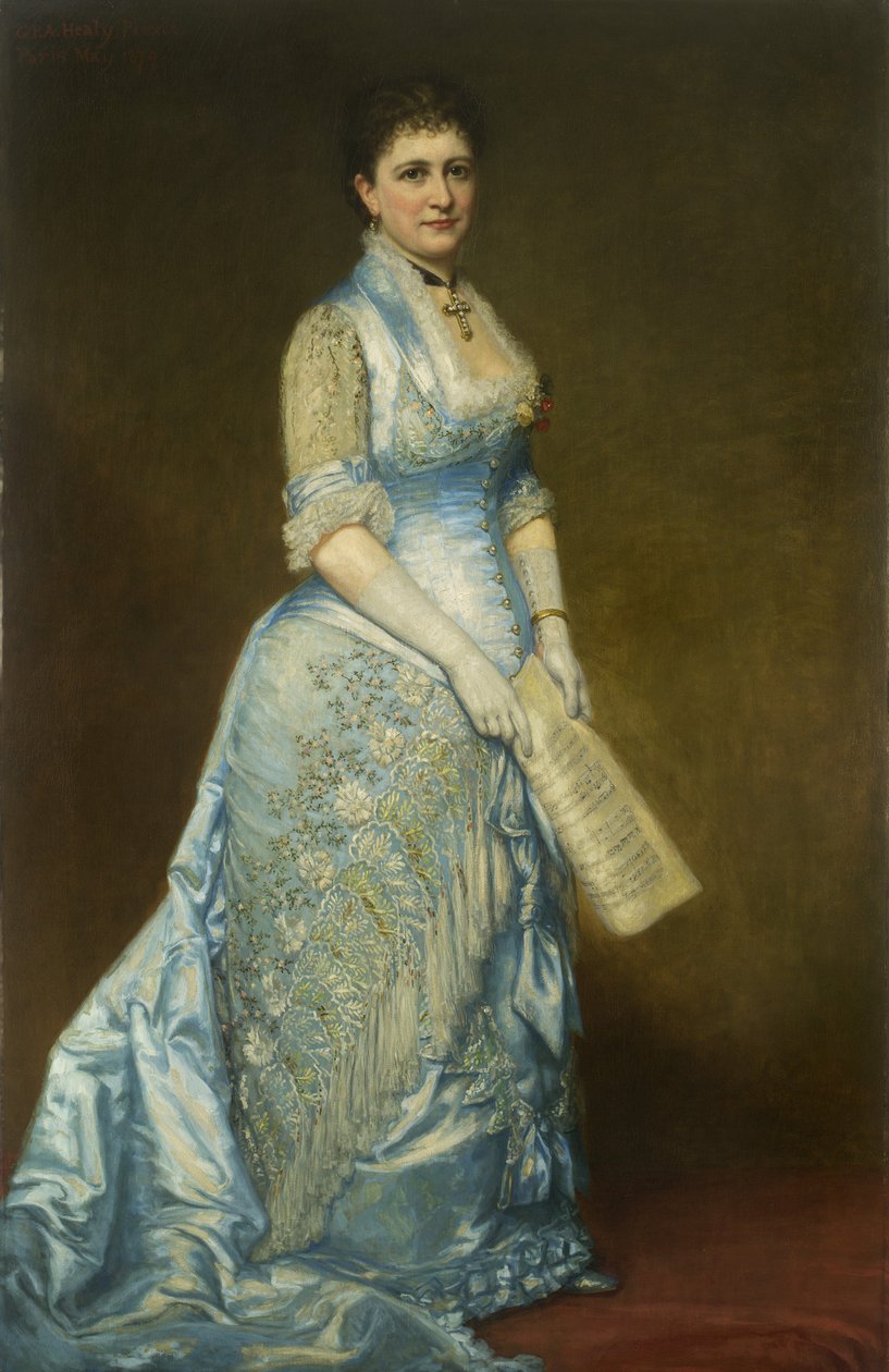 Portret Emmy Thursby (1845-1931), 1879 autorstwa George Peter Alexander Healy
