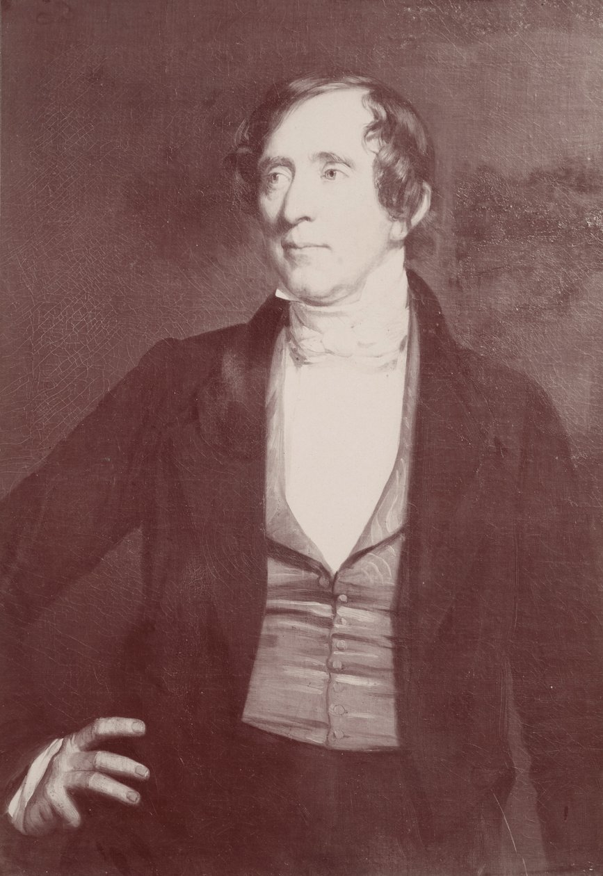 Portret Williama Campbella Prestona 1794-1860, 1842 sfotografowany z XX wieku. autorstwa George Peter Alexander Healy