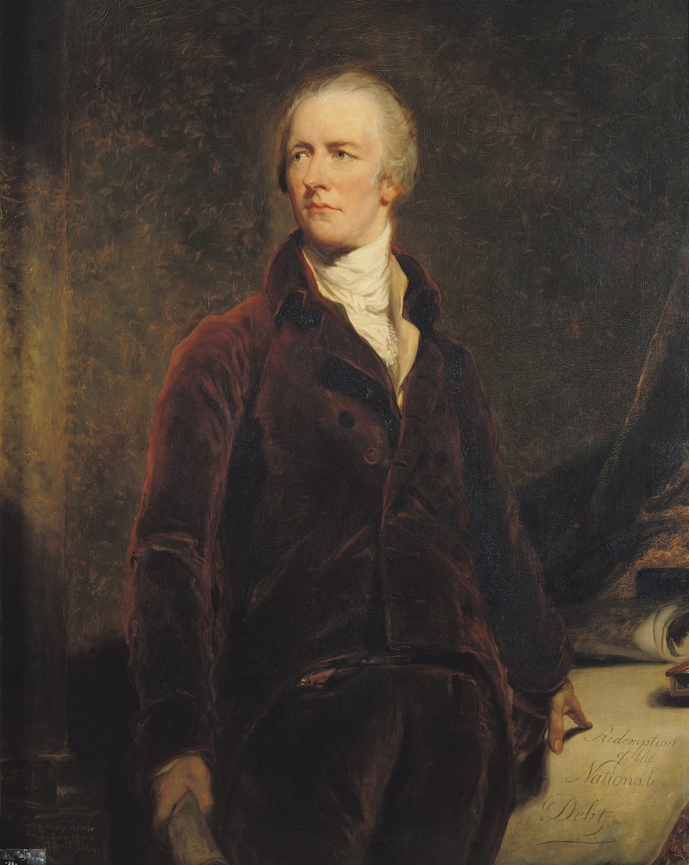 William Pitt Młodszy (1759-1806) autorstwa George Peter Alexander Healy