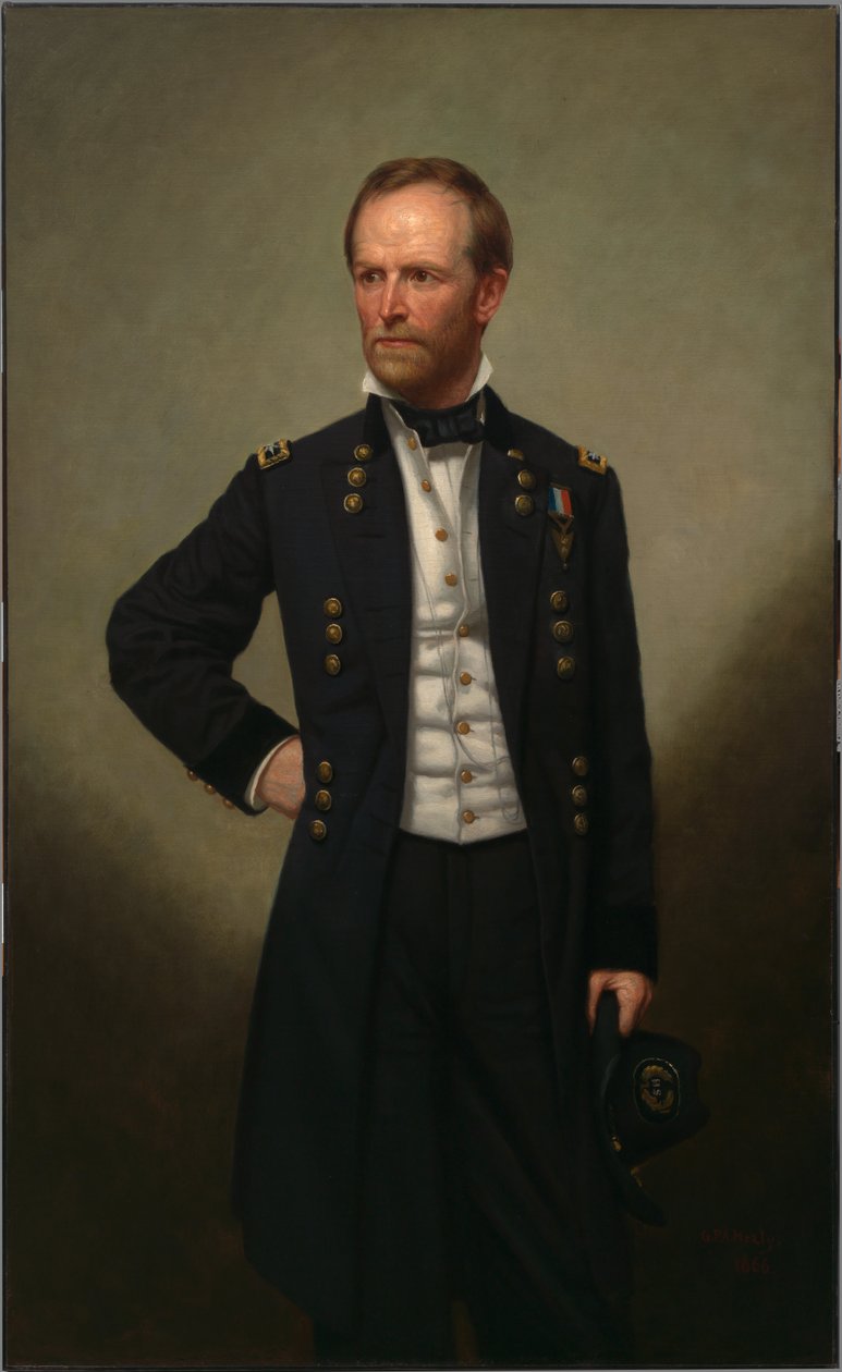 William T. Sherman, 1866. autorstwa George Peter Alexander Healy