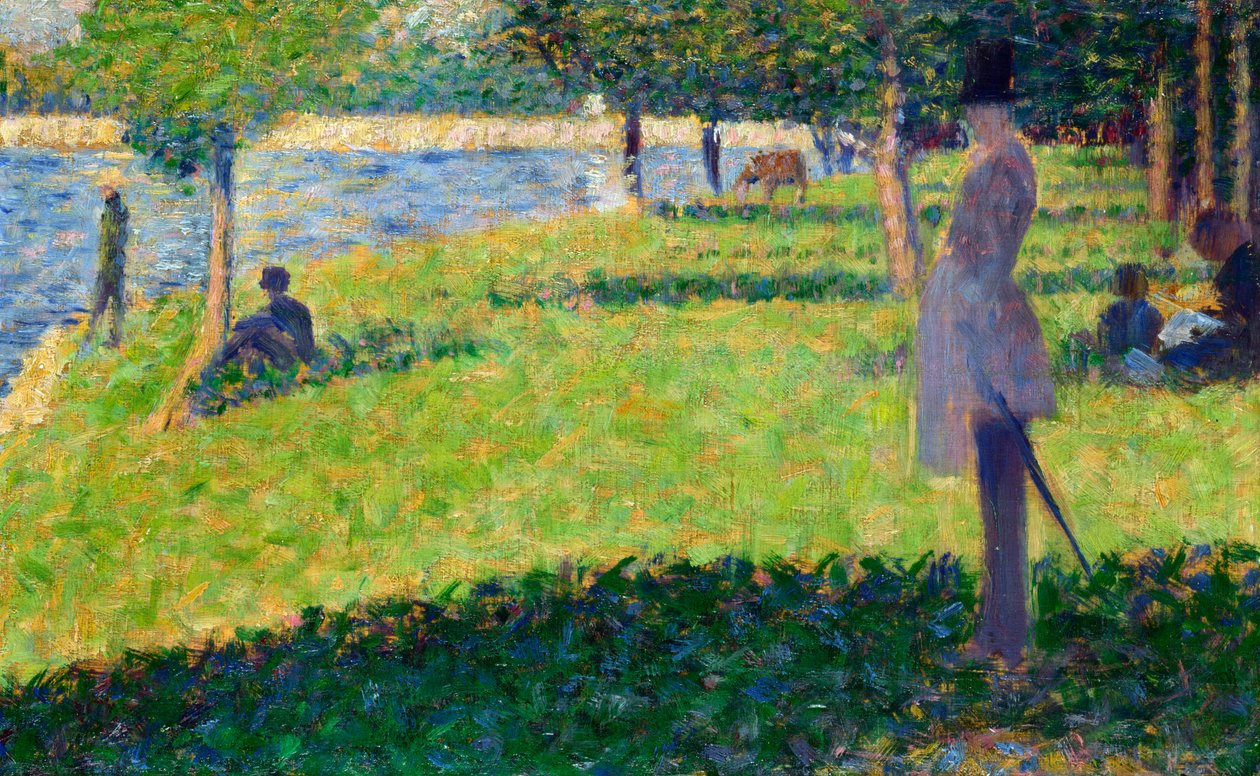 Studium dla La Grande Jatte, 1884-1885 autorstwa George Pierre Seurat