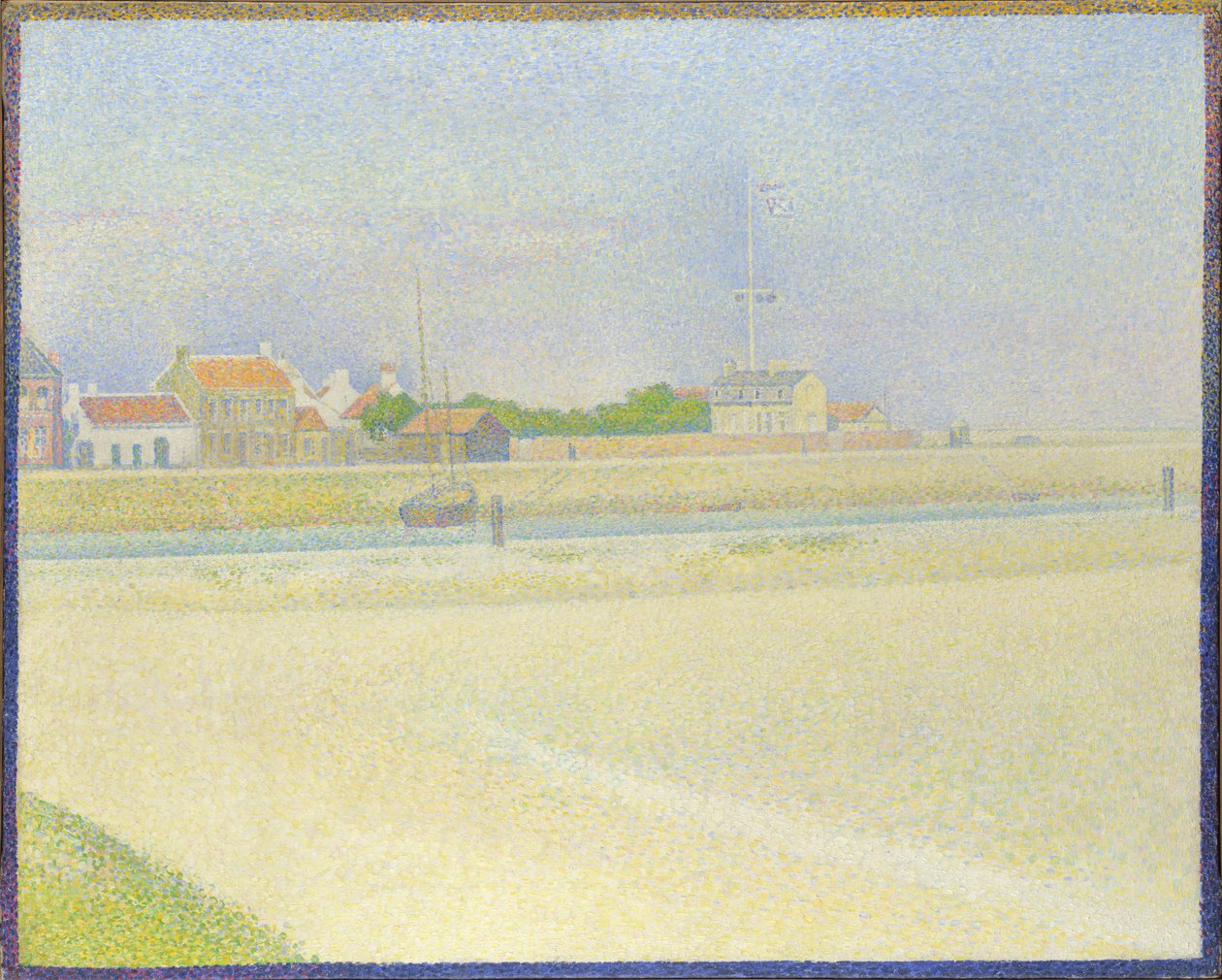Kanał Gravelines, Grand Fort-Philippe, 1890 autorstwa George Pierre Seurat
