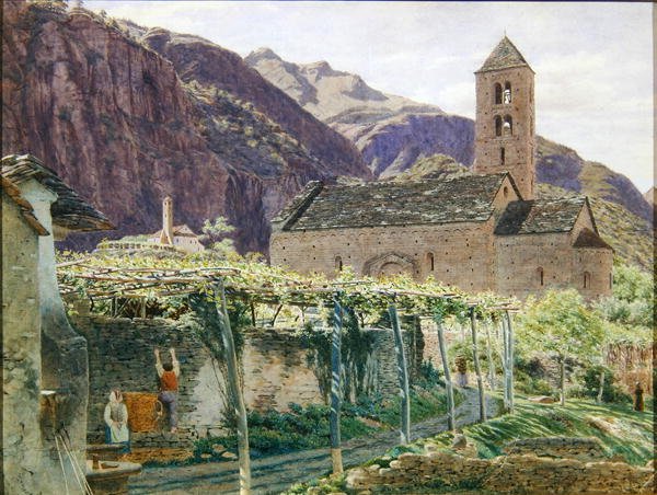 San Nicolo, Giornico autorstwa George Price Boyce