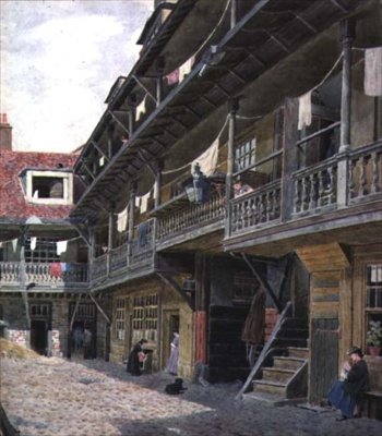 Oxford Arms, Warwick Lane, Londyn autorstwa George Price Boyce