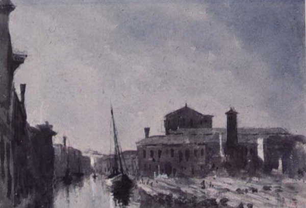 Sacca Della Misericordia, Wenecja autorstwa George Price Boyce