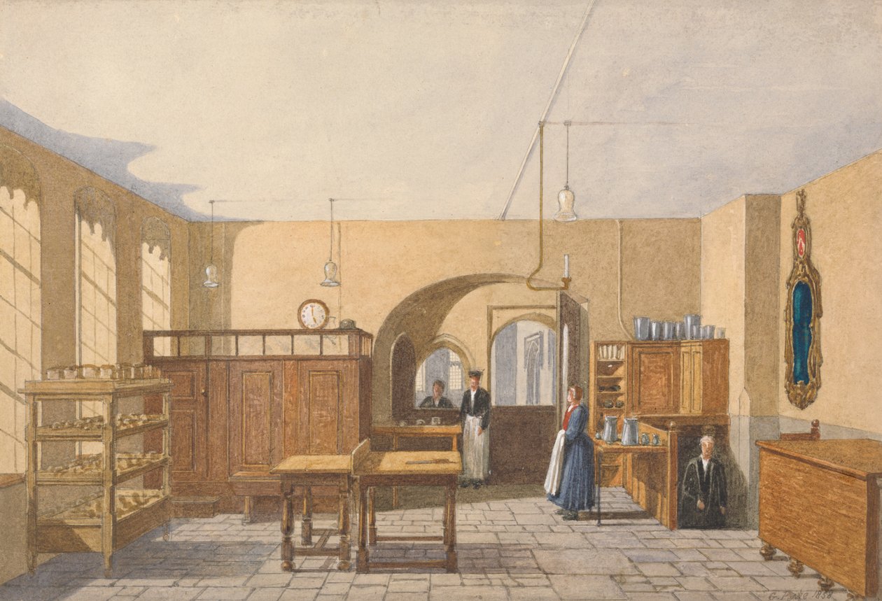 Kuchnia Oxford College autorstwa George Pyne