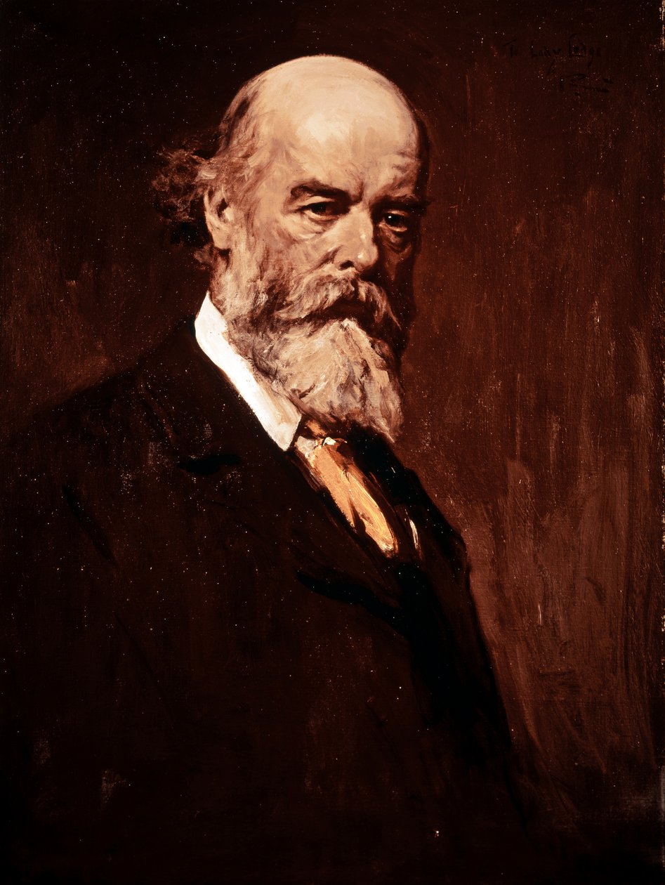 Portret Sir Olivera Josepha Lodge