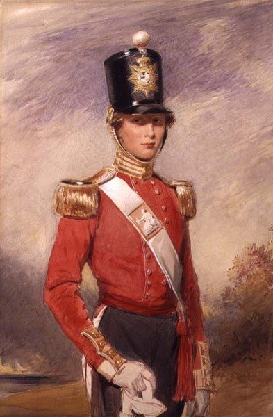 Młody oficer 9. Pułku Piechoty, Norfolk autorstwa George Richmond