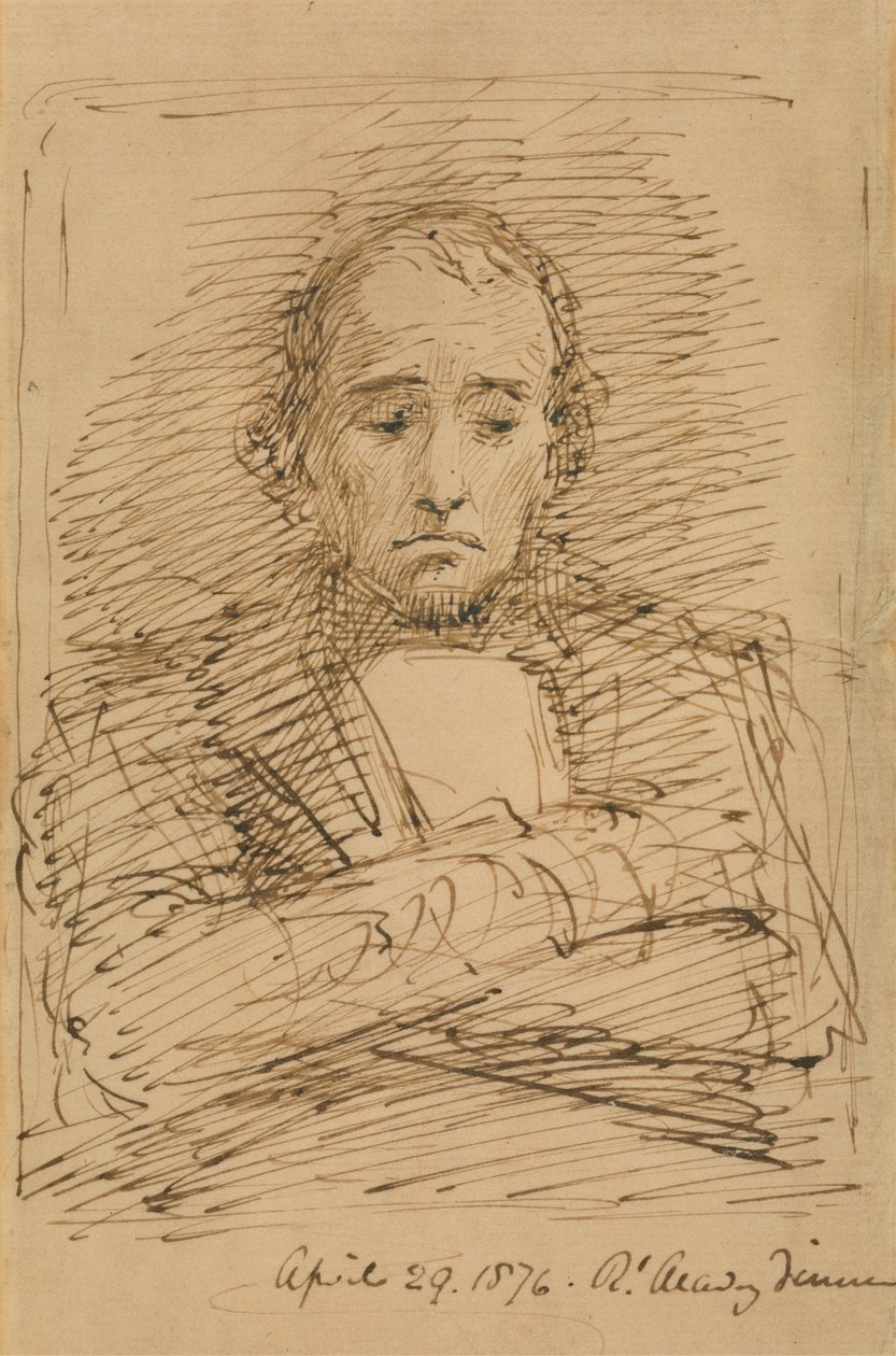 Benjamin Disraeli, Szkic na kolacji w Royal Academy autorstwa George Richmond