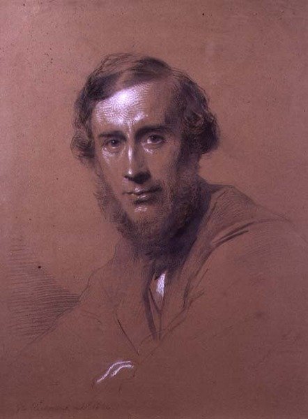John Tyndall (1820-93) 1864 (kredka) autorstwa George Richmond