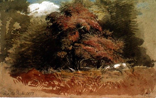 Park Knole autorstwa George Richmond