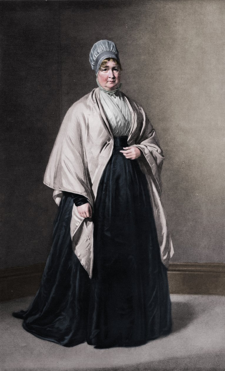 Pani Elżbieta Fry 1780-1845, c1843, 1912 autorstwa George Richmond