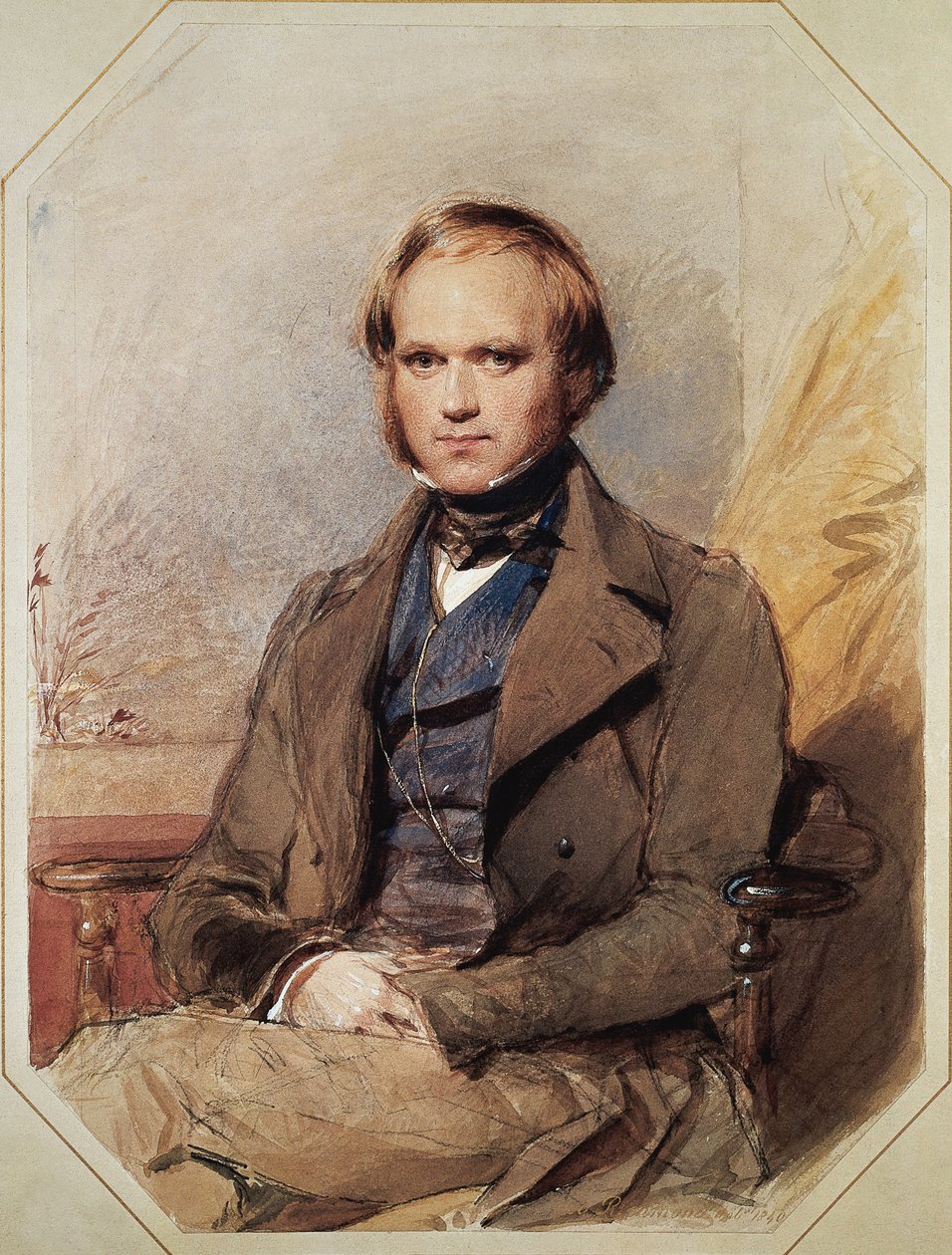 Portret Karola Roberta Darwina (Shrewsbury autorstwa George Richmond
