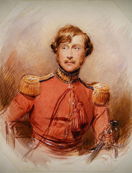 Portret Edwarda Charlesa Fletchera (akwarela na papierze) autorstwa George Richmond