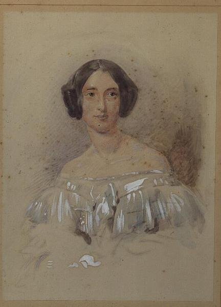 Portret Fanny (Frances) Cartwright autorstwa George Richmond