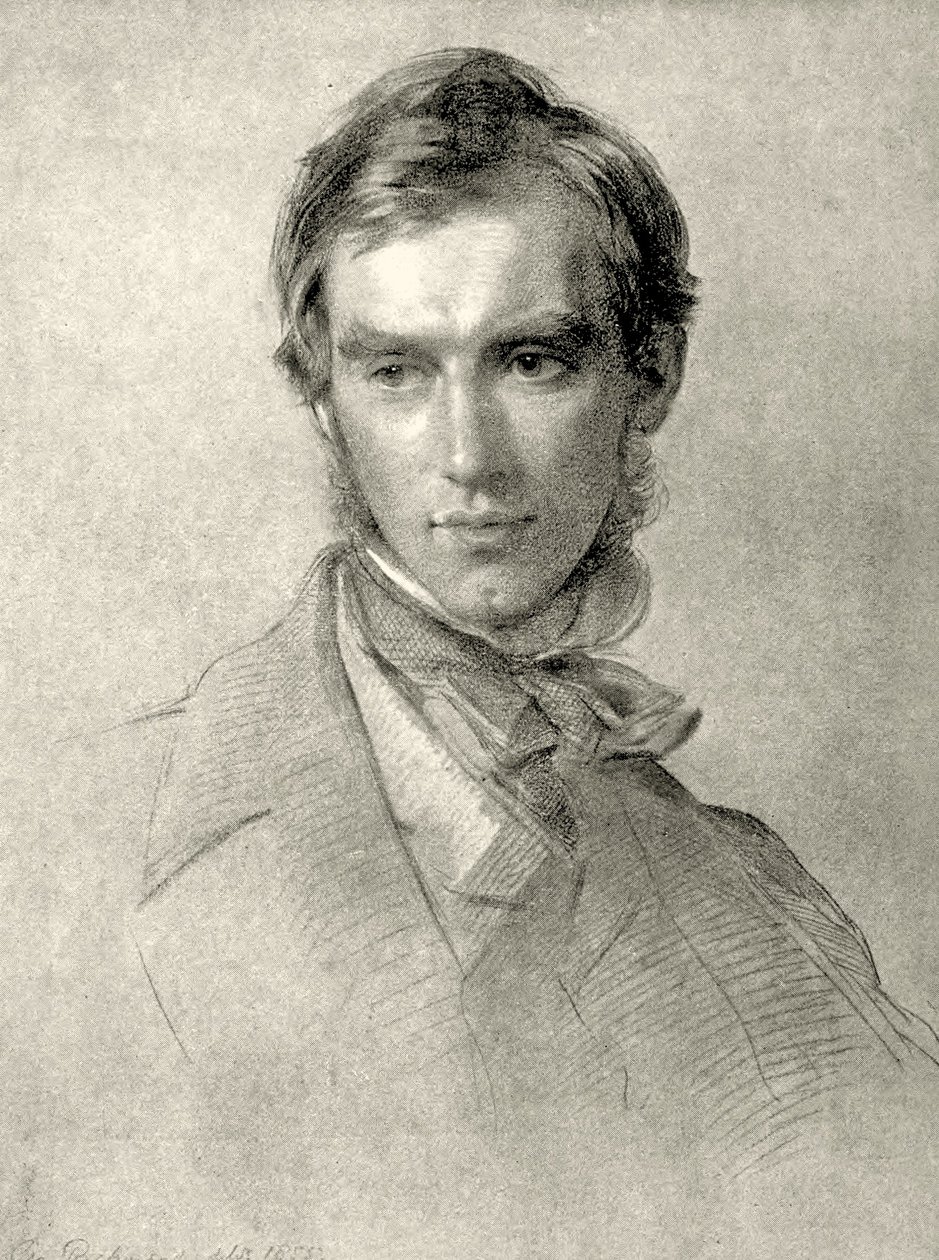 Portret Sir Josepha Daltona Hookera. 1855 (Grafit na papierze) autorstwa George Richmond