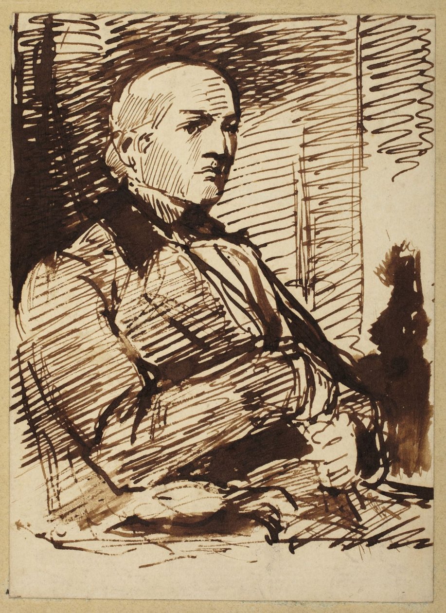 Siedzący mężczyzna autorstwa George Richmond