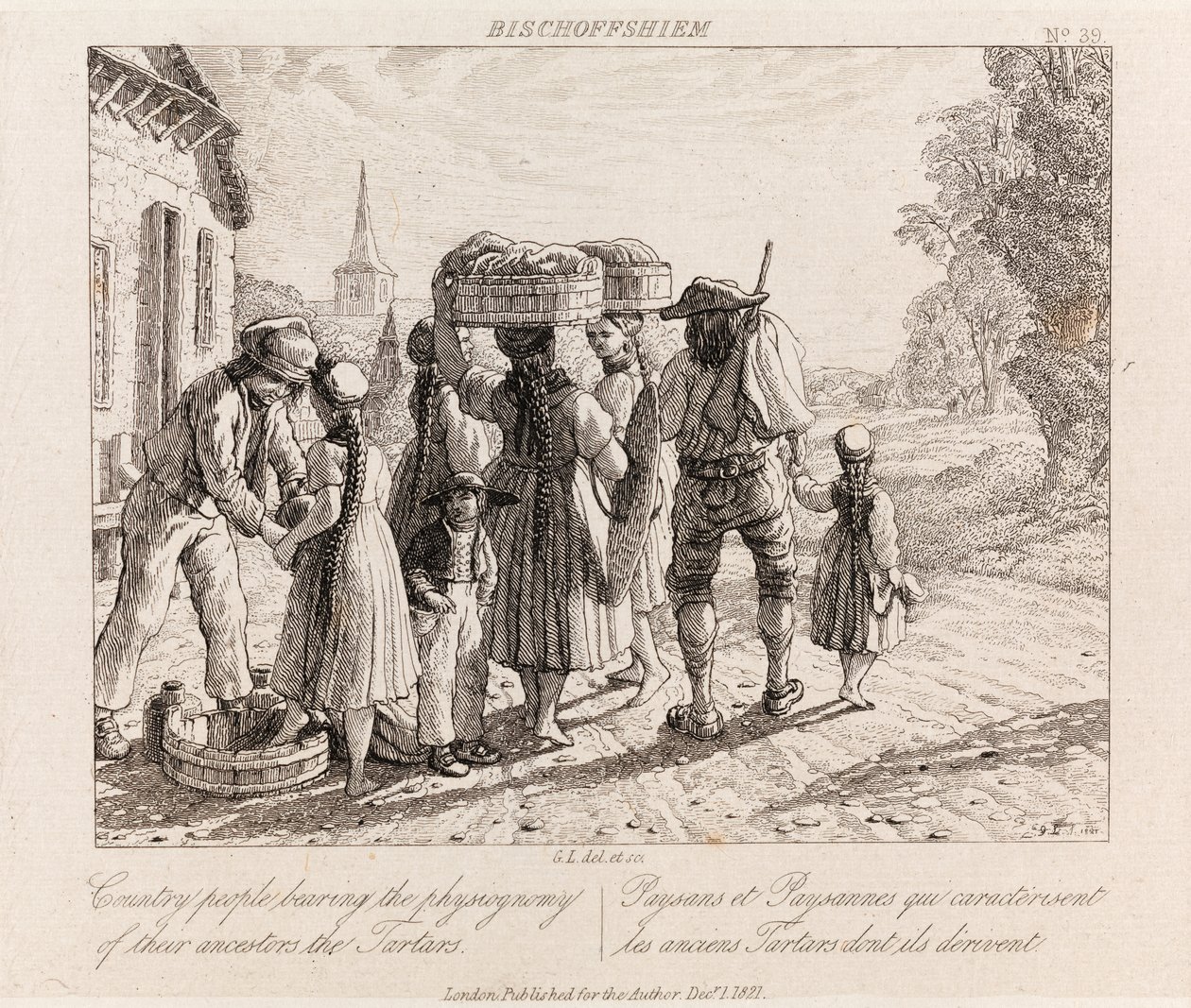 Bischoffshiem, ok.1821 (akwaforta) autorstwa George Robert Lewis