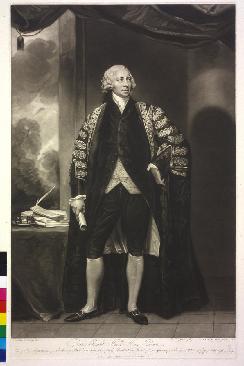 1. wicehrabia Melville Dundas autorstwa George Romney