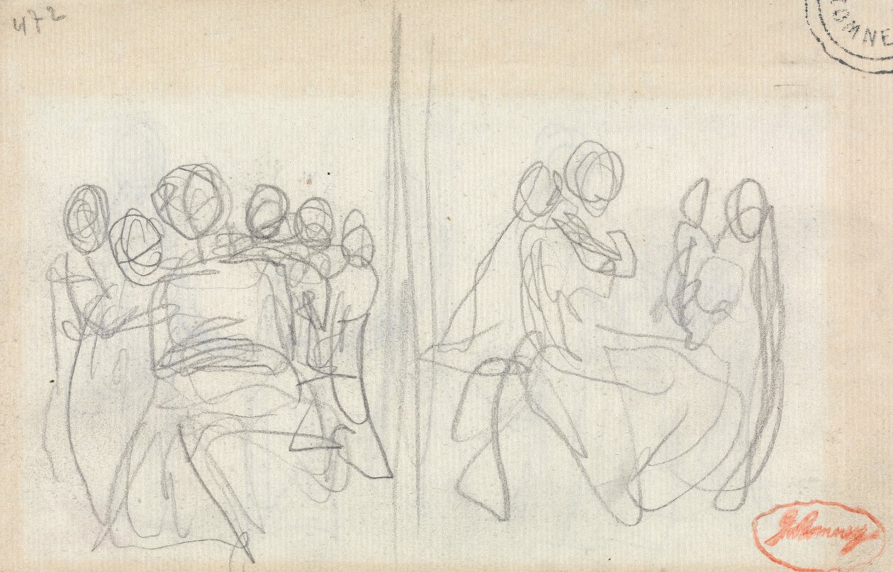 Matka i dzieci: Dwa badania autorstwa George Romney