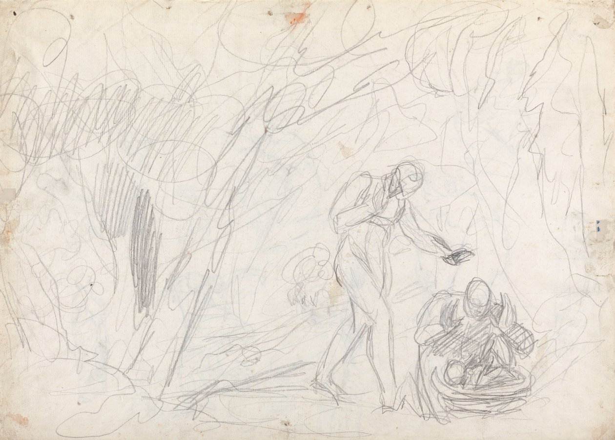 Porzucenie i uratowanie Perdity z „Opowieści zimowej” autorstwa George Romney