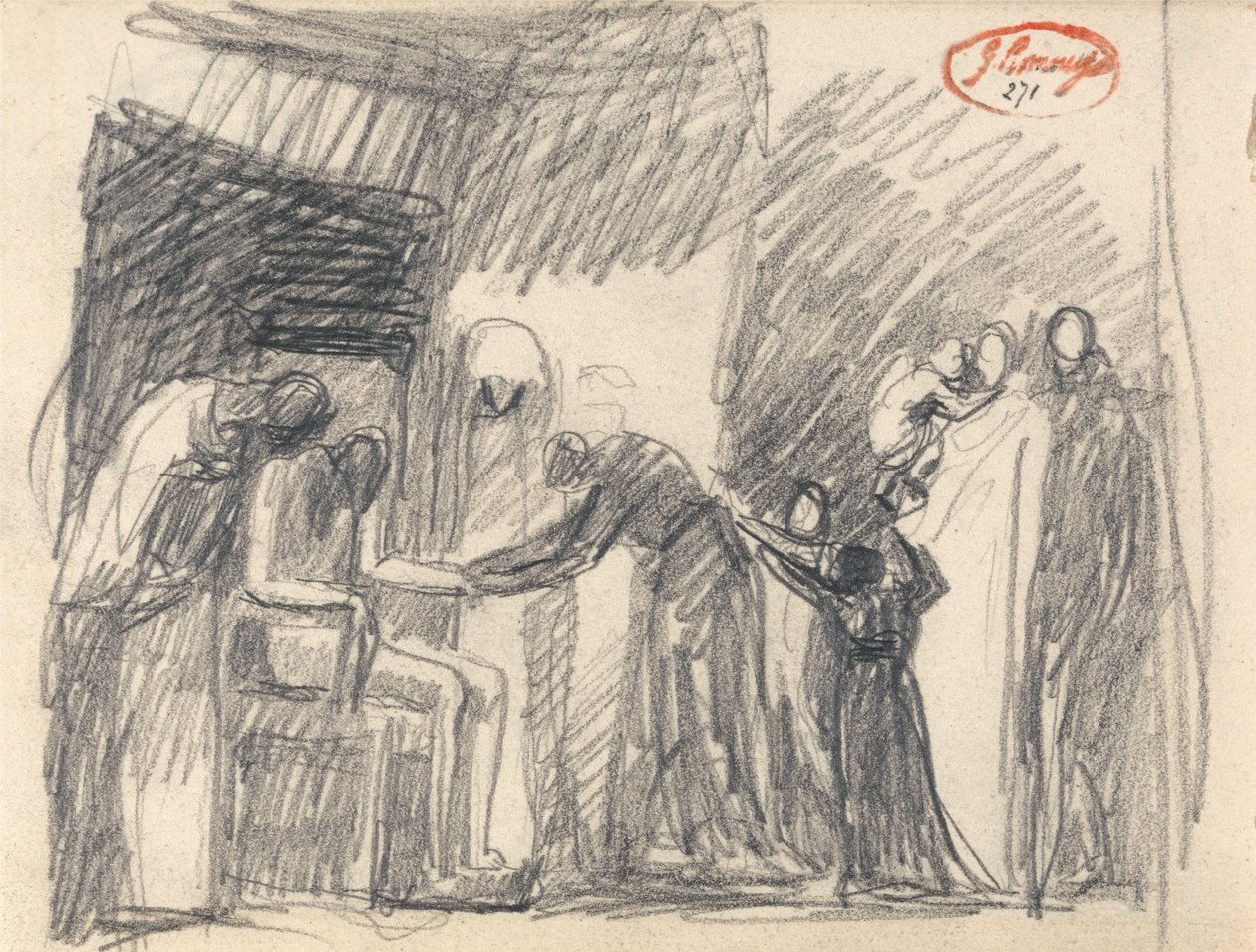 Etapy życia człowieka: starość autorstwa George Romney
