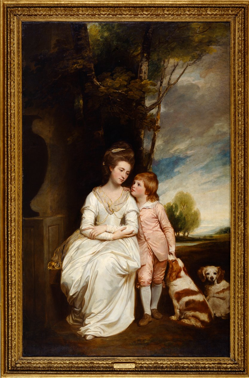 Anna hrabina Albemarle i jej syn autorstwa George Romney