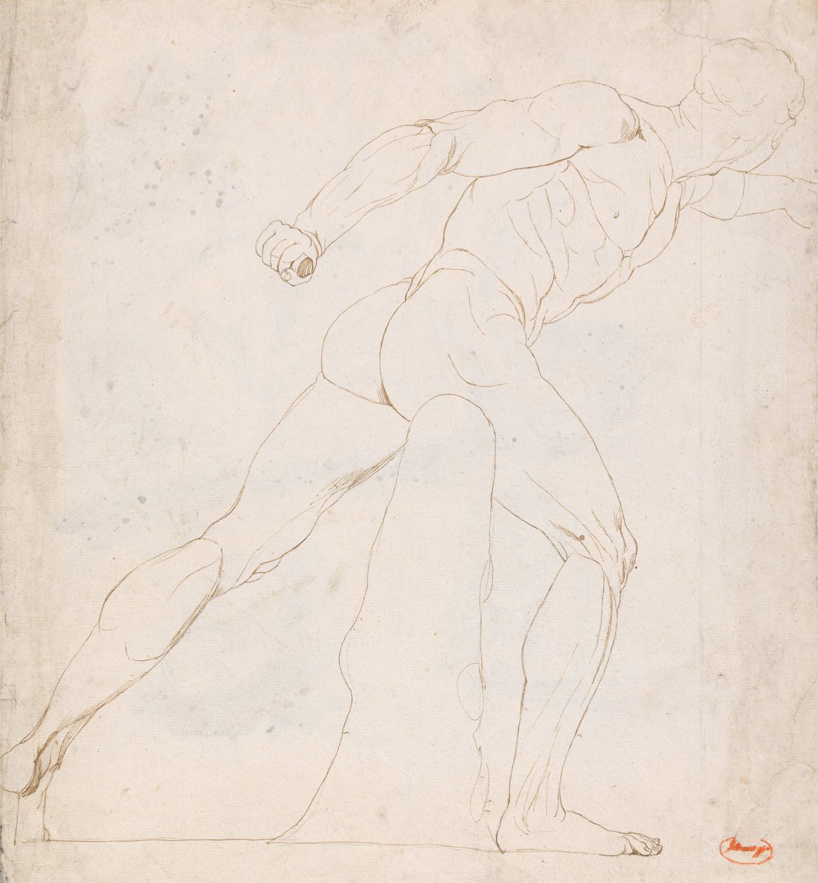 Gladiator Borghese autorstwa George Romney