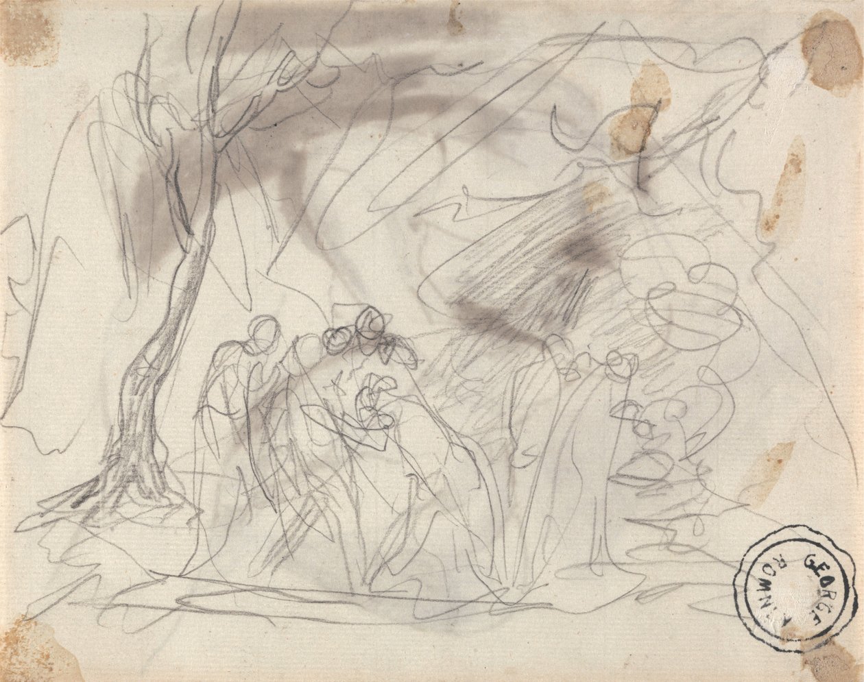 Canidia i młodzież autorstwa George Romney